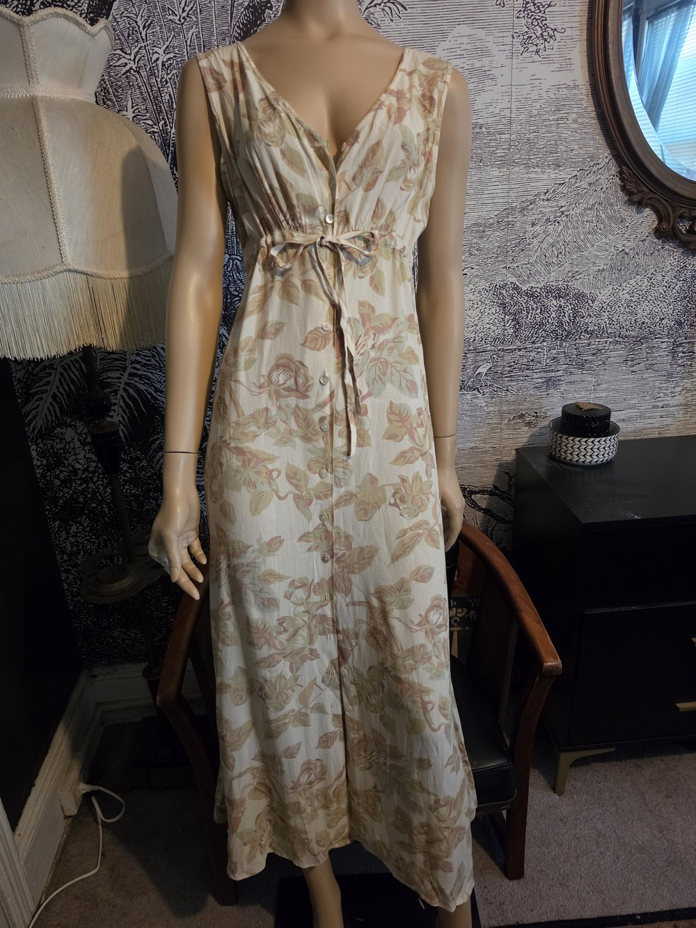 Vintage 90s The Limited Floral Maxi Dress - Size S